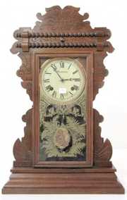 Walnut Ansonia Parlor Clock w/ Awards Certificate