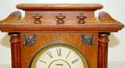 Oak E. Ingraham Thorn 8 Day Mantle Clock