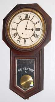 Ash Ansonia Regulator A Wall Clock
