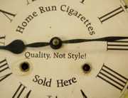 Home Run Cigarettes Advertising Gallery Clock