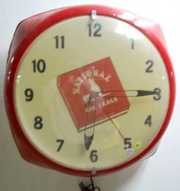 Electric National Oil Seals Advertising Clock