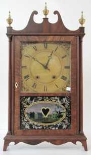 E. Terry & Sons Wood Works Clock