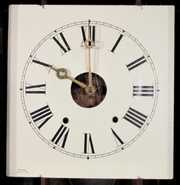 Riley & Whiting 1/2 Splat Wood Works Clock