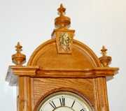 Oak Ansonia Capitol Wall Clock