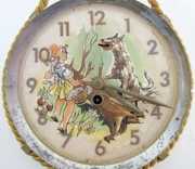 German Little Red Riding Hood Animated Clock