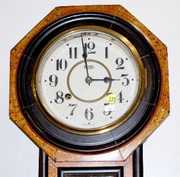 Royal Japan Short Drop Schoolhouse Clock