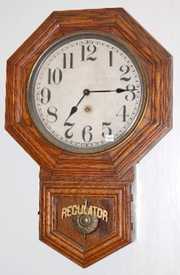 Oak Sessions Short Drop Regulator Clock