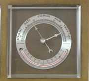 Bronze Chelsea Desk Top Clock & Barometer
