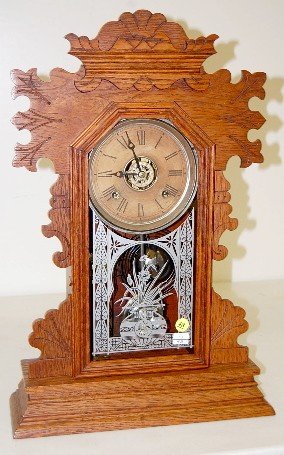 Ansonia Oak “Fenwick” Mantle Clock
