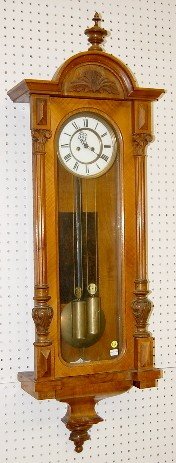 Walnut 2 Wt. Vienna Regulator Clock