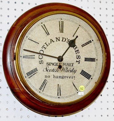 “Scotland’s Best” Round Advertising Gallery Clock