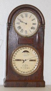 Ithaca Rosewood Calendar Clock,  Hortons Patent