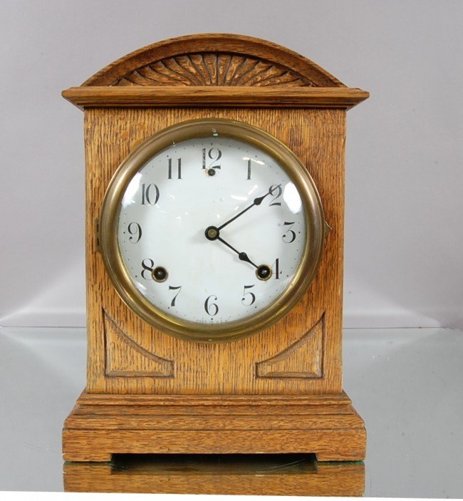 Session Oak Shelf Clock