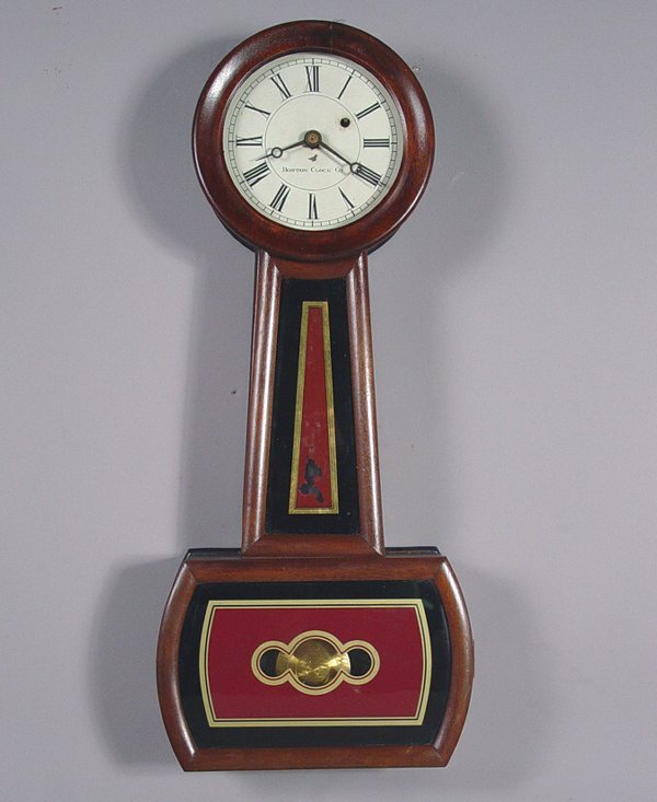 Boston Clock Co Rare Banjo Wall Clock