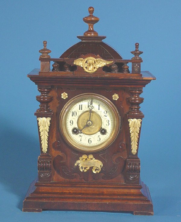 Teutonia Manufacturing Walnut Bracket Clock