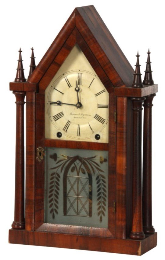 Brewster & Ingraham Steeple Mantle Clock