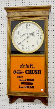 Sessions Oak Adv. Orange Crush Clock