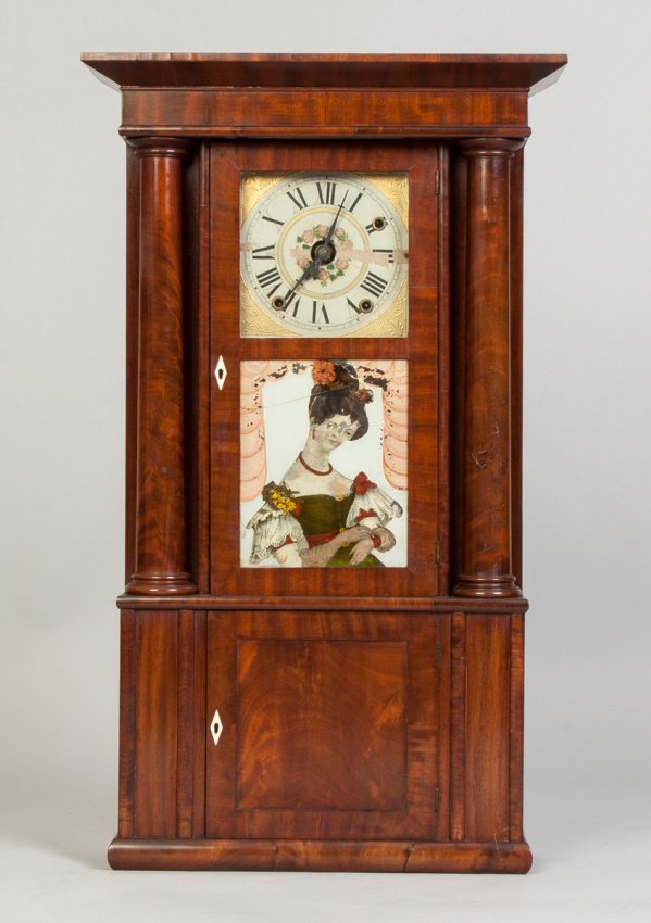 Rodney Brace, Salem Bridge, MA, Empire Shelf Clock
