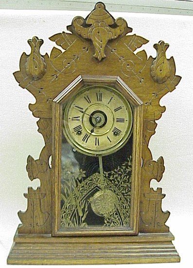 Seth Thomas Mantle Clock, Gingerbread Case