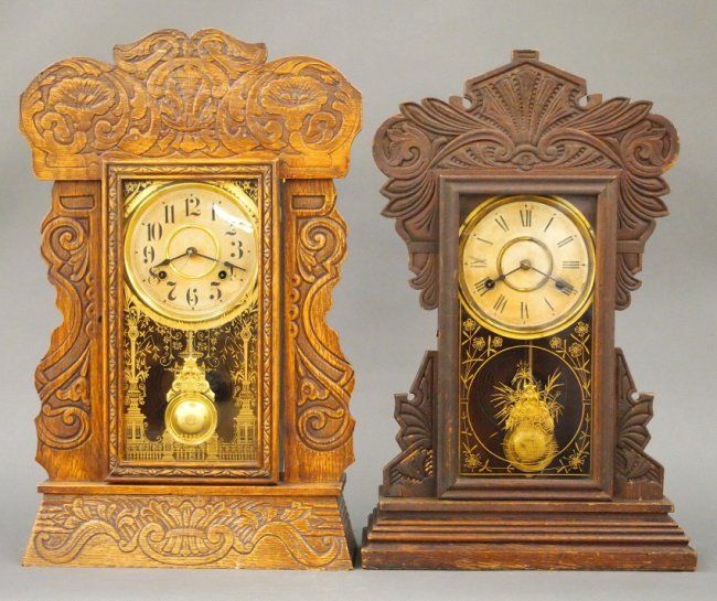 2 Gingerbread Kitchen clocks