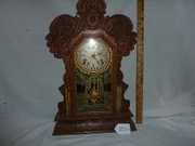 Gingerbread Mantle Clock by Ingraham