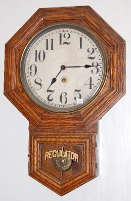 Oak Sessions Short Drop Regulator Clock