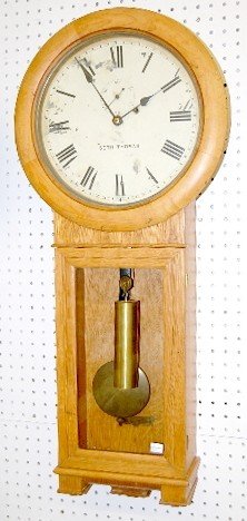 Oak Seth Thomas No. 2 Weight Driven Wall Clock