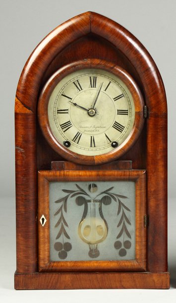 Brewster & Ingraham, Bristol, CT, Beehive Shelf Clock