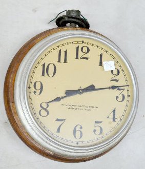 Standard Electric Double Sided Hanging Clock