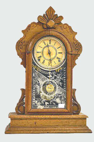 Kroeber Walnut “Florida” Kitchen Clock