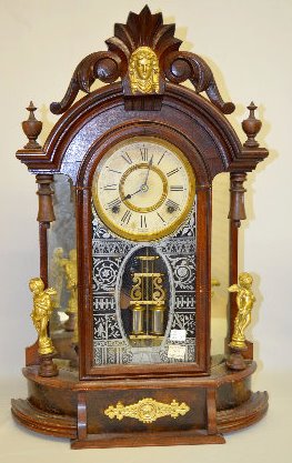 Ansonia “Triumph” Mirror Side Parlor Clock