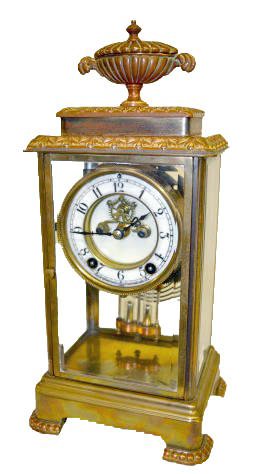 New Haven Tuscan Crystal Regulator Clock