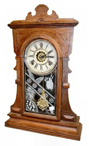 Waterbury “Medina” Walnut Kitchen Clock