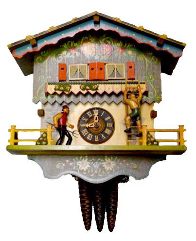 West Germany Animated Cuckoo Clock