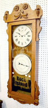 New Haven RR Advertising Calendar Clock