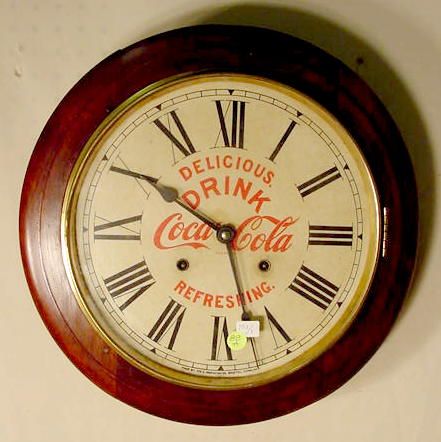 Coca Cola Advertising Gallery Clock