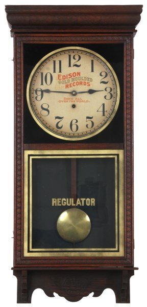 Edison Records Oak Advertising Regulator