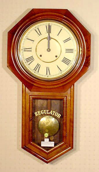 Ansonia Octagon Long Drop Regulator “A” Clock