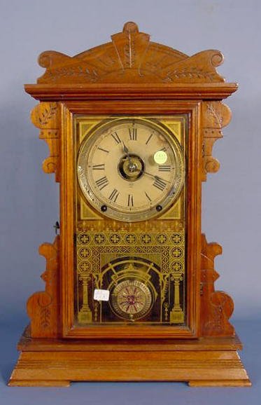 Seth Thomas Walnut Kirkwood City Clock