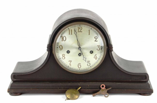 Vintage Junghans Germany Mantle Shelf Clock B32 #160