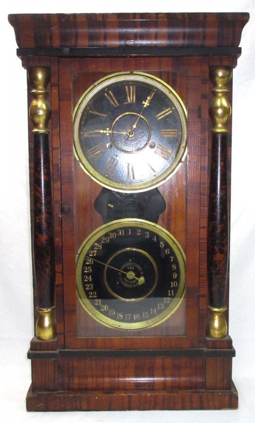 National Dbl. Dial Calendar Clock