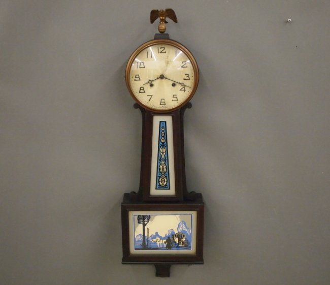New Haven banjo clock