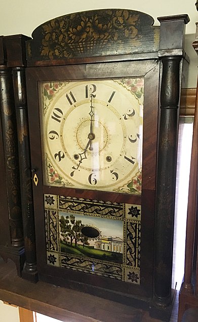 Seth Thomas Mahogany Transitional Shelf Clock