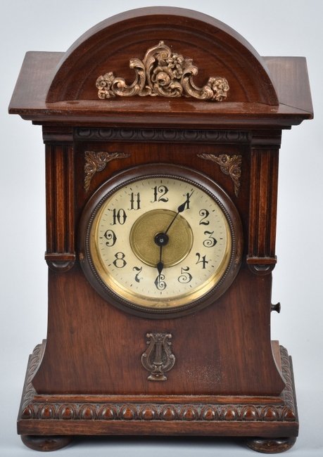 CLOCK with MUSIC BOX, VINTAGE