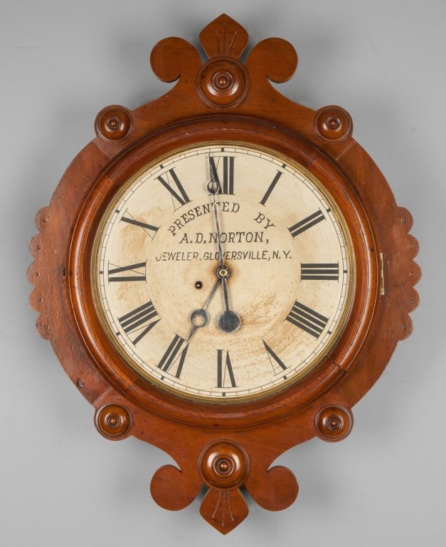 A.D. Norton Victorian Jewelers Gallery Clock,