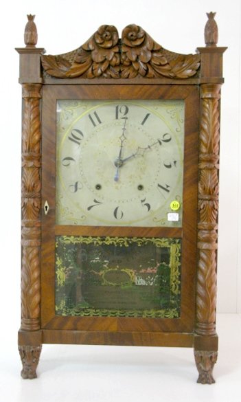 Jerome & Darrow Carved Shelf Clock