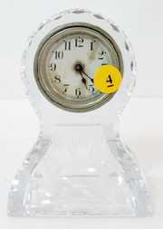 Lux Glass Cased Novelty Clock