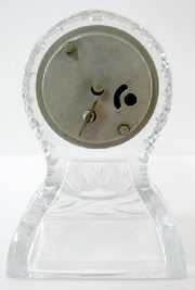 Lux Glass Cased Novelty Clock