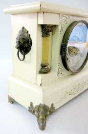 Seth Thomas “Beaulah” White Mantle Clock