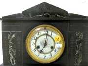 Waterbury Black Slate Mantle Clock